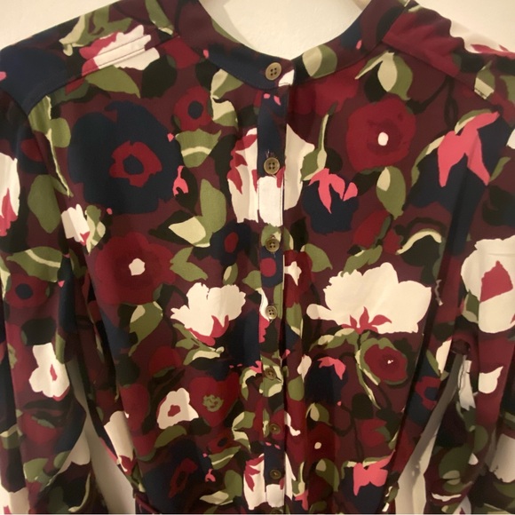 Merona Women's Tunic Plum Floral Print Long Sleeve
Mini Dress size m - Picture 7 of 8